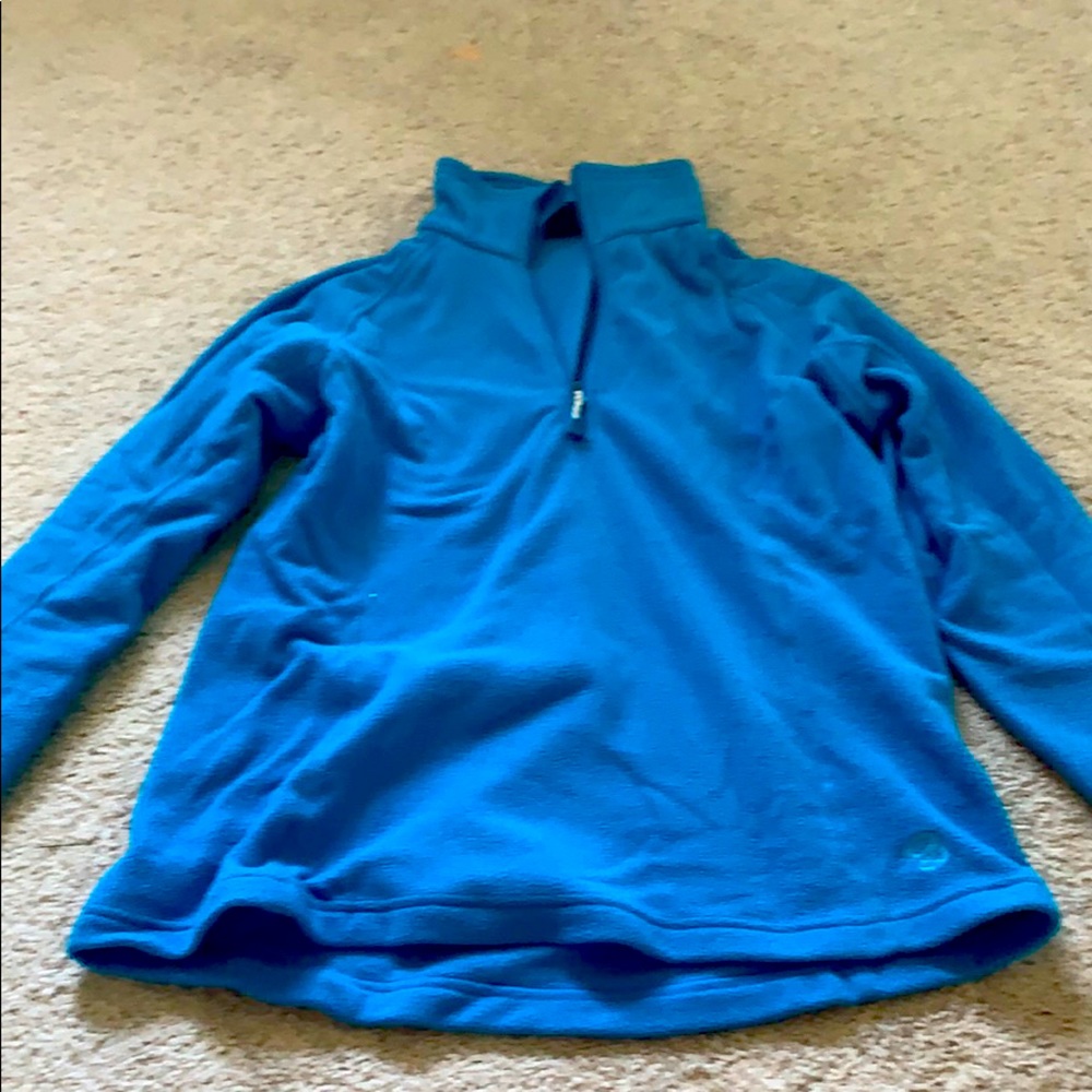 Blue fleece jacket